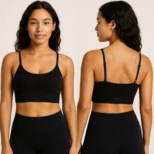 PINK Black Activewear Sports‎ Bra L